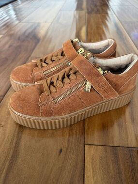 J Slides Suede Sneaker